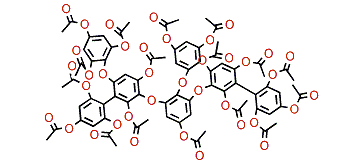 Bisfucotetraphlorethol A heptadecaacetate